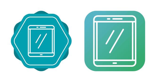 icono de vector de tableta
