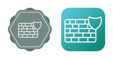 icono de vector de firewall