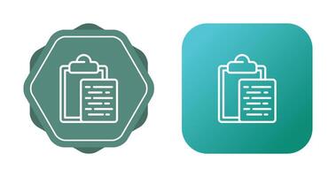 Document Paste Vector Icon