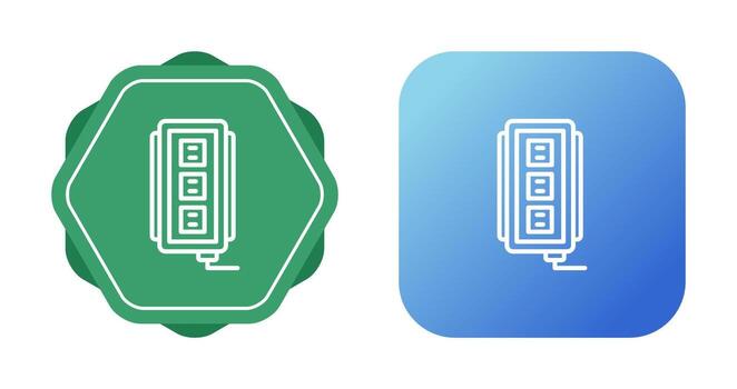 icono de vector de enchufe