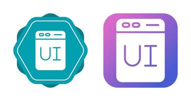 User Interface Design Vector Icon