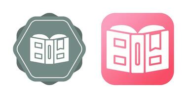 Open book with bookmark Vector Icon