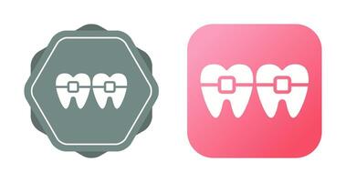 icono de vector de dientes