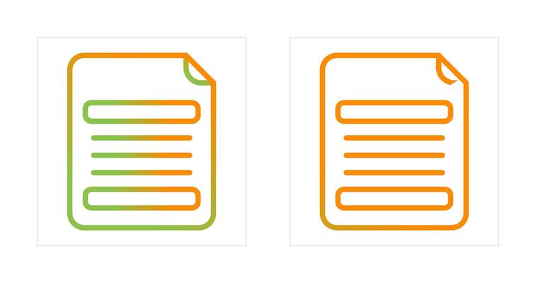 Resume Vector Icon