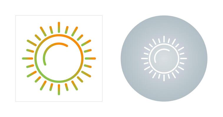 Sun Vector Icon
