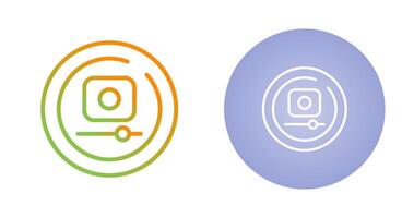 Video Record Circle Vector Icon