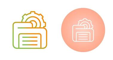 Folder Management Vector Icon