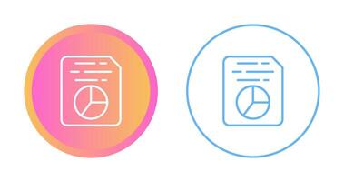 documento insertar diagrama vector icono