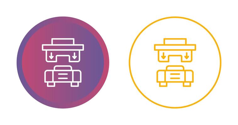 Press Machine Vector Icon