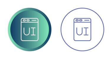 User Interface Design Vector Icon