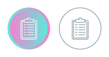 Clipboard with documents Vector Icon