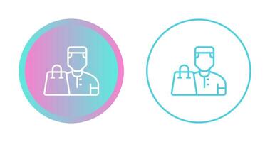 User Shopping Vector Icon