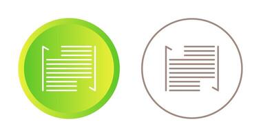 Indent Vector Icon