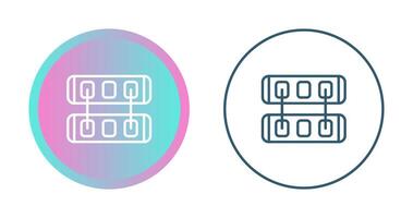 icono de vector de interruptor de red