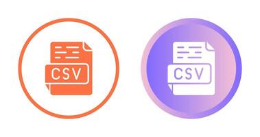 CSV Vector Icon