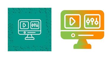 Video Editing Vector Icon