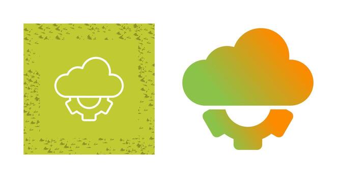 Cloud API Vector Icon