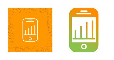 Mobile Analytics Vector Icon