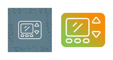 icono de vector de termostato inteligente