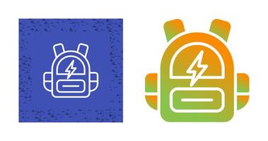 Smart Backpack Vector Icon