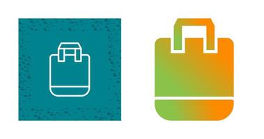 Reusable shopping bag Vector Icon