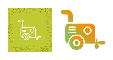 Portable air compressor Vector Icon