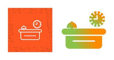 Customer Service Counter Vector Icon