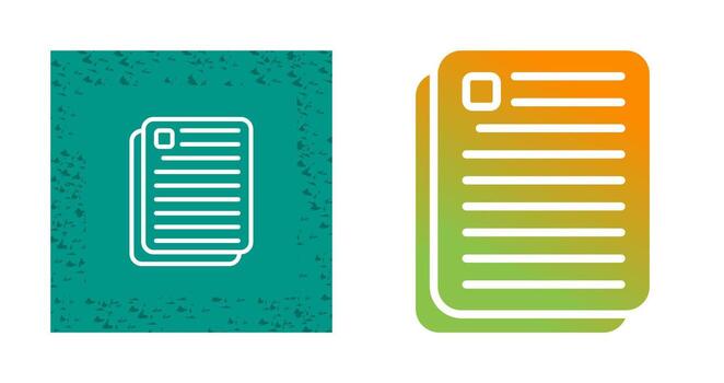 icono de vector de documento