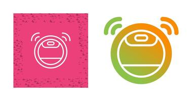 Robot Vacuum Cleaner Vector Icon