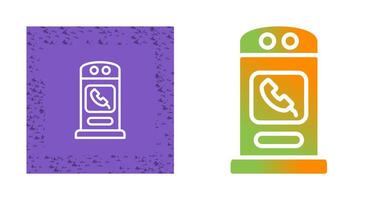 Phone Booth Vector Icon