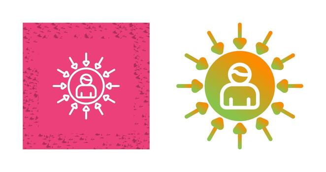 User Centered Design Vector Icon