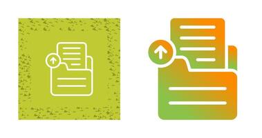 Document Upload Vector Icon