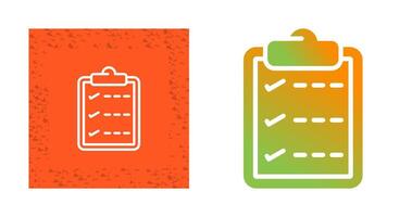 Task list with checkmarks Vector Icon