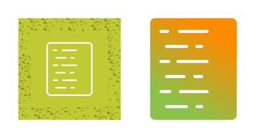 Document Align Left Vector Icon