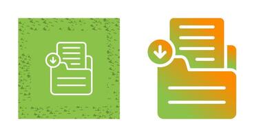 Document Download Vector Icon