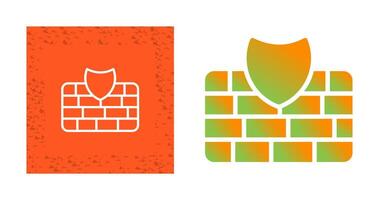 icono de vector de firewall