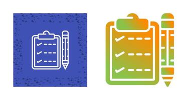 Writing pad Vector Icon