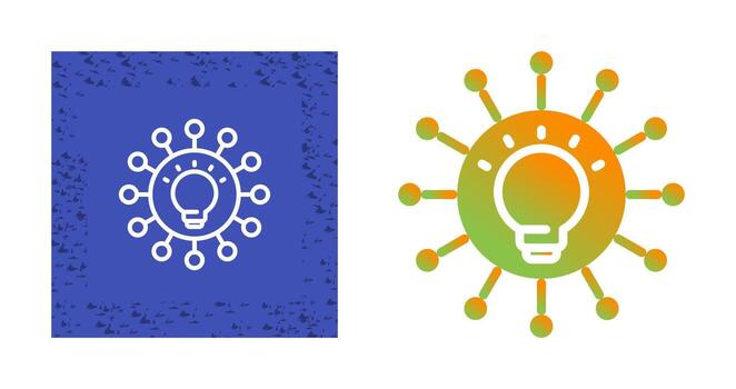 Mind Map Vector Icon