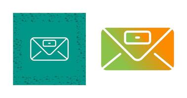 Envelope with stamp Vector Icon