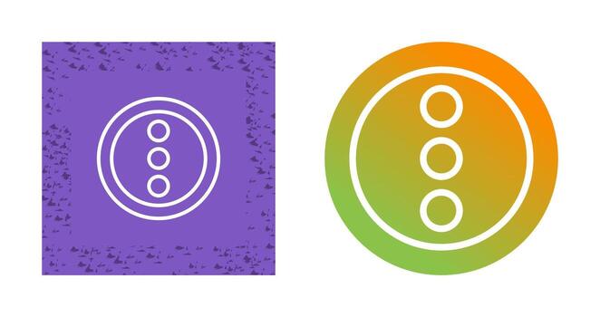 menú puntos vertical vector icono