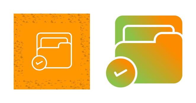 Accept Document Vector Icon