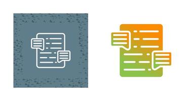 Document Commenting Vector Icon