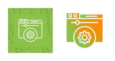 Hosting Control Panel Vector Icon