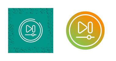 Video Next Track Button Vector Icon