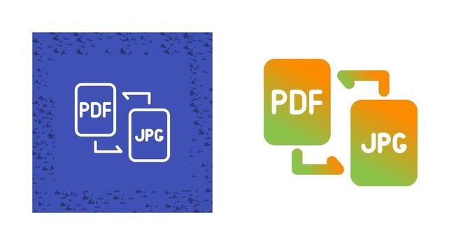 documento conversión vector icono