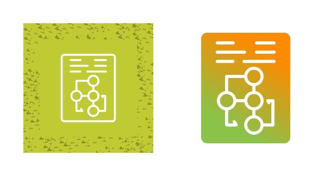 Document Workflow Vector Icon