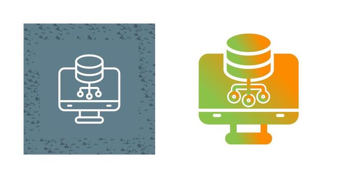 Database Management Vector Icon