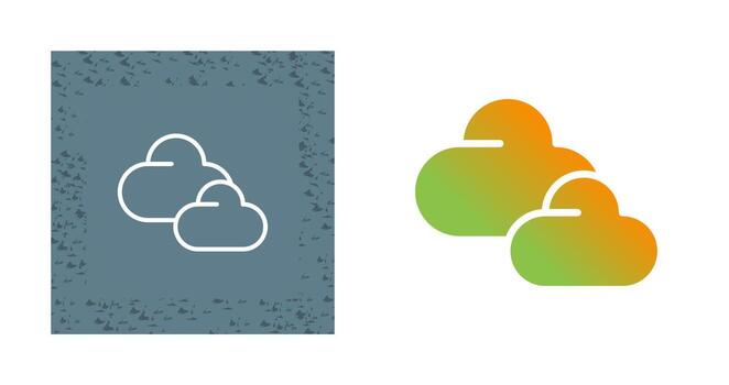 icono de vector de nube