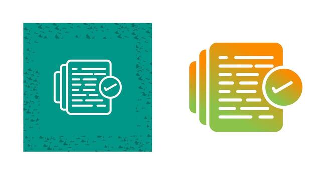 documento versionado vector icono