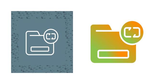 Document Backup Vector Icon
